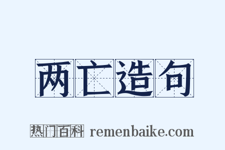 两亡造句是什么意思的图片